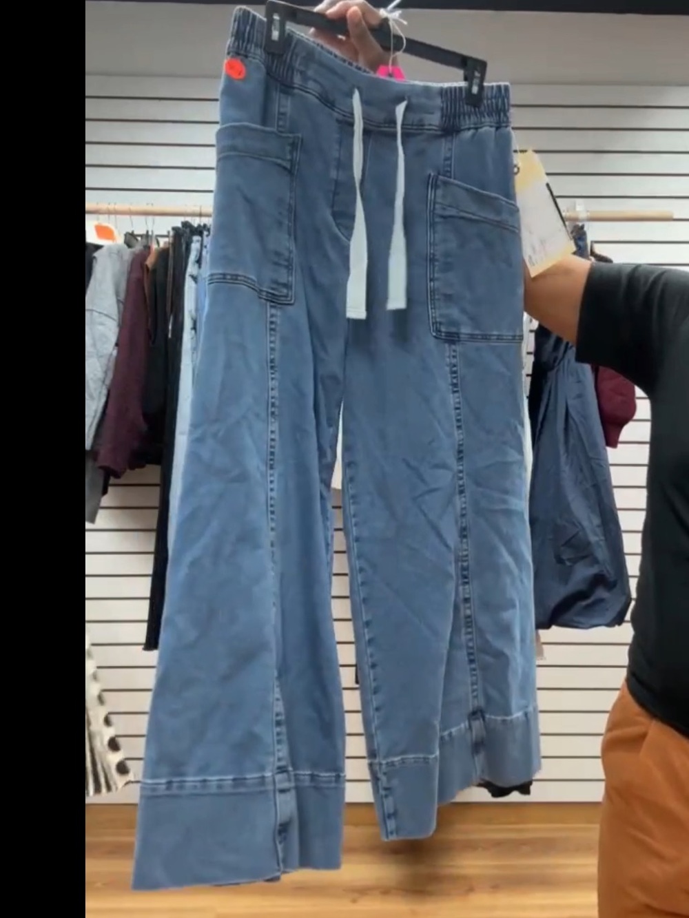 Maeve La Ponche Tie-Waist High-Rise Wide-Leg Jeans by Anthropologie - Picture 5 of 5